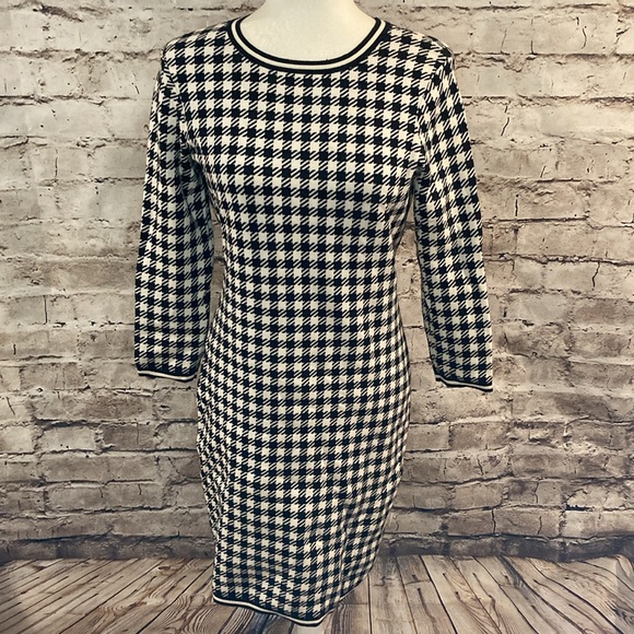 Ralph Lauren houndstooth dress - Picture 1 of 7